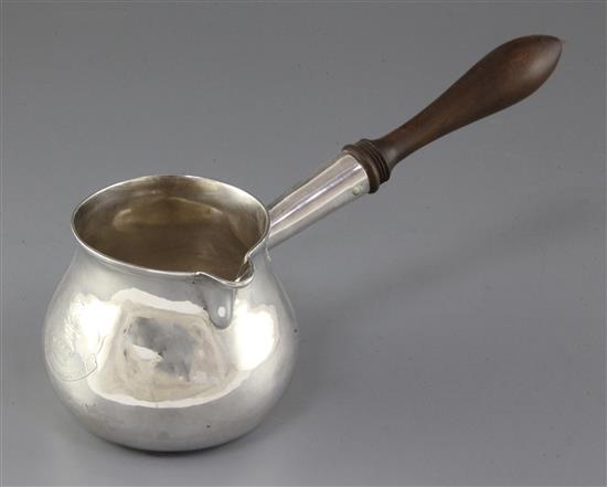 A George II silver brandy saucepan, gross 9 oz.